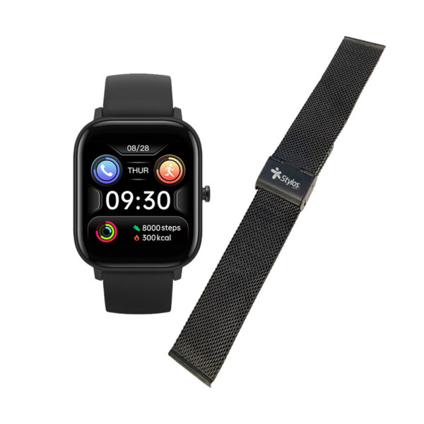 SMARTWATCH STYLOS (STASWM3CB) SW2, PANTALLA 1.69", ANDROID/IOS, BLUETOOTH 4.0, CORREA METALICA,NEGRO - Imagen 2