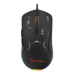 MOUSE XZEAL (XSAMGA2B) XST-401, 6 BOTONES, RGB, 7200DPI, USB 1.5 M, NEGRO