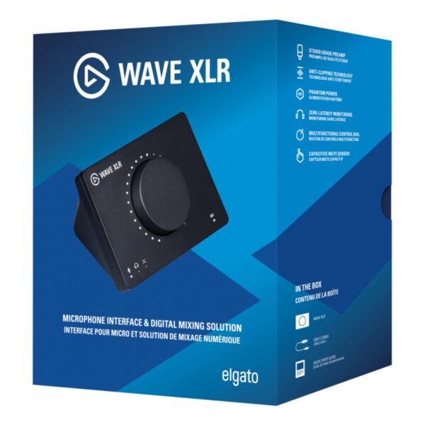 INTERFAZ DE AUDIO ELGATO (10MAG9901) WAVE XLR,ENTRADA XLR,SALIDA AUX 3.5, USB, NEGRO - Imagen 5