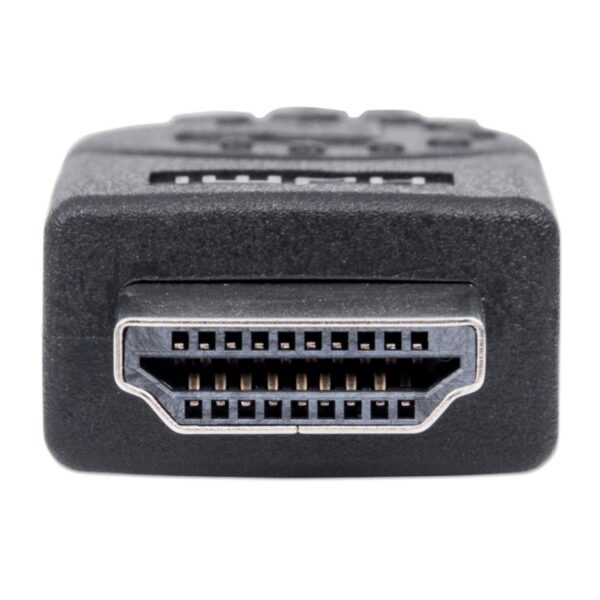 CABLE HDMI MANHATTAN 1.8M 1080P 4K 3D BLINDADO 30MHZ NEGRO 306119 - Imagen 3