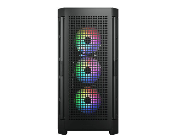 GAB COUGAR DUOFACE PRO NEGRO RGB CRIST TEMP ATX - Imagen 5