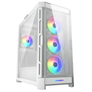 GAB COUGAR DUOFACE PRO BLANCO RGB CRIST TEMP ATX