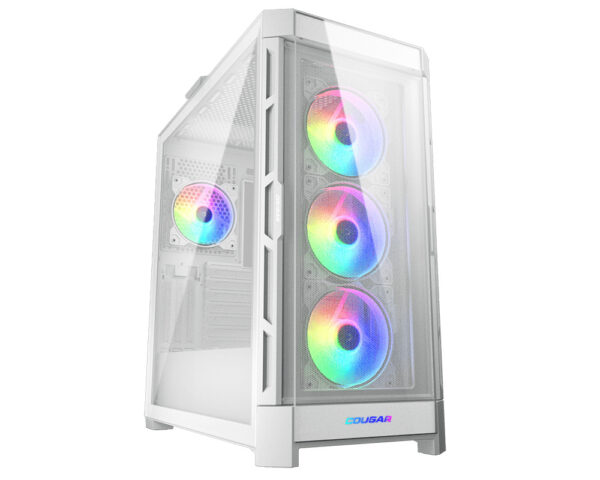 GAB COUGAR DUOFACE PRO BLANCO RGB CRIST TEMP ATX