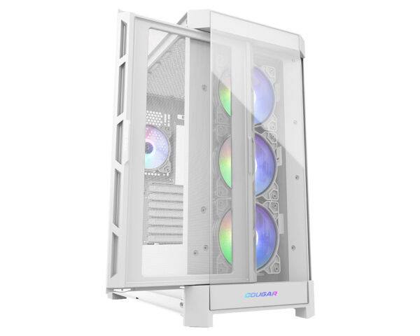 GAB COUGAR DUOFACE PRO BLANCO RGB CRIST TEMP ATX - Imagen 3