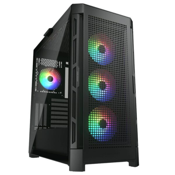 GAB COUGAR AIRFACE PRO NEGRO RGB CRISTAL TEMP EATX