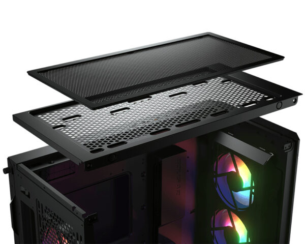 GAB COUGAR AIRFACE PRO NEGRO RGB CRISTAL TEMP EATX - Imagen 8