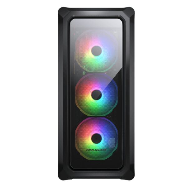 GAB COUGAR ARCHON 2 NEGRO RGB CRIST TEMP ATX - Imagen 4