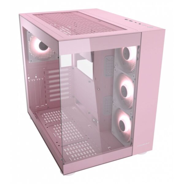 GAB COUGAR FV150 ROSA RGB CRIST TEMP ATX - Imagen 2