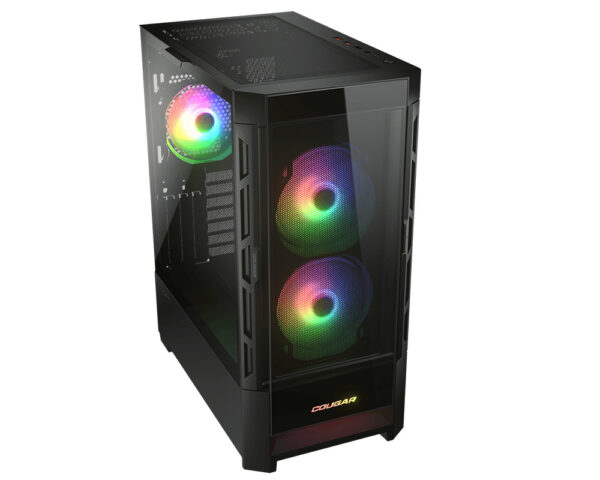 GAB COUGAR DUOFACE NEGRO RGB ATX - Imagen 2