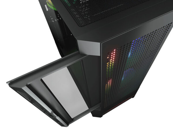 GAB COUGAR AIRFACE NEGRO RGB CRISTAL TEMP EATX - Imagen 6