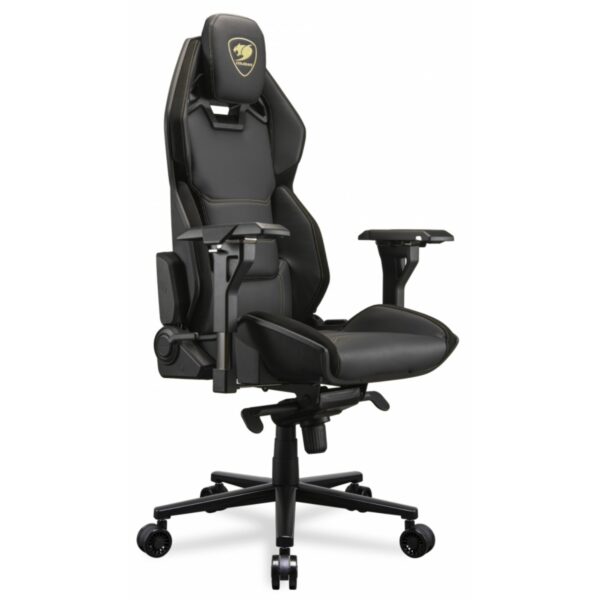 SILLA COUGAR HOTROD ROYAL BLACK CUERO SINTETICO 136KG - Imagen 2