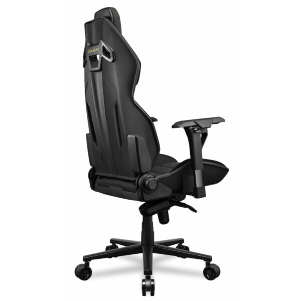 SILLA COUGAR HOTROD ROYAL BLACK CUERO SINTETICO 136KG - Imagen 4
