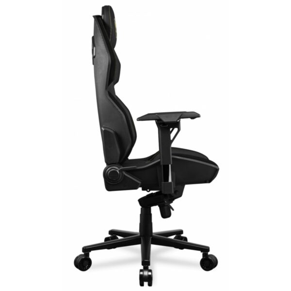 SILLA COUGAR HOTROD ROYAL BLACK CUERO SINTETICO 136KG - Imagen 3