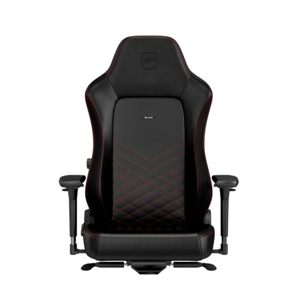 SILLA NOBLECHAIRS HERO BLACK/RED CUERO REAL 150KG - Imagen 5