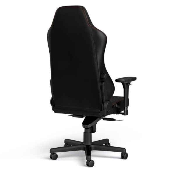 SILLA NOBLECHAIRS HERO BLACK/RED CUERO REAL 150KG - Imagen 4