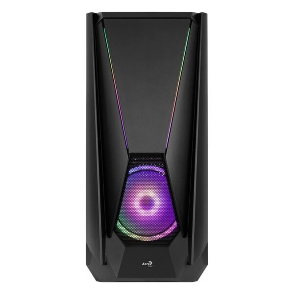 GAB AEROCOOL VISOR CRIST TEMP,NEGRO ARGB,E-ATX - Imagen 3