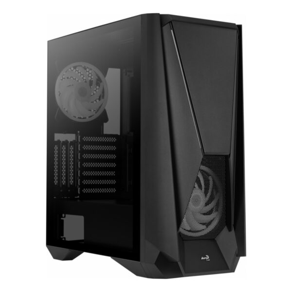 GAB AEROCOOL VISOR CRIST TEMP,NEGRO ARGB,E-ATX - Imagen 5