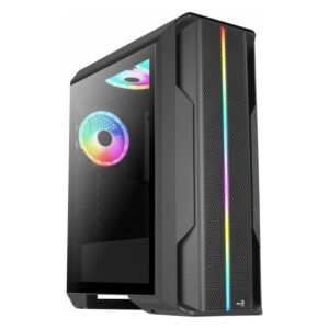 GAB AEROCOOL SPLINTER DUO G V1 NEGRO, ARGB, ATX