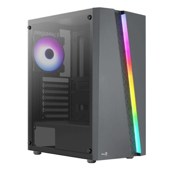 GAB AEROCOOL BLADE NEGRO, RGB, ATX