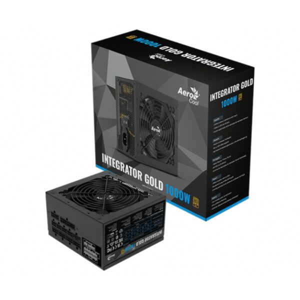 PSU AEROCOOL INTEGRATOR 1000W 80 PLUS GOLD PCIE5.0 - Imagen 5