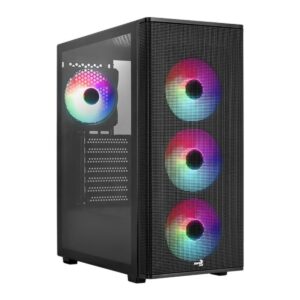 GAB AEROCOOL DESIGNER G-BK-V2 NEGRO CRIS TEMP RGB ATX/MATX/MITX