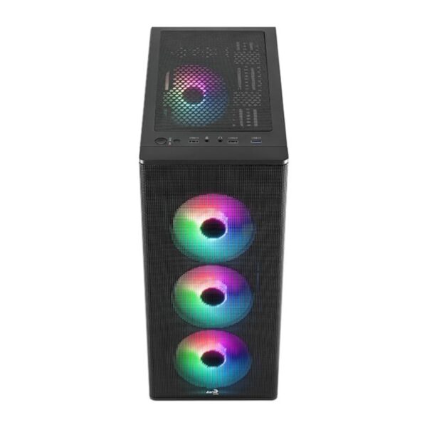 GAB AEROCOOL DESIGNER G-BK-V2 NEGRO CRIS TEMP RGB ATX/MATX/MITX - Imagen 3