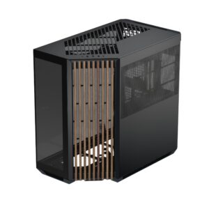 GAB APNX V1 BLACK CON PANEL DE MADERA  ATX