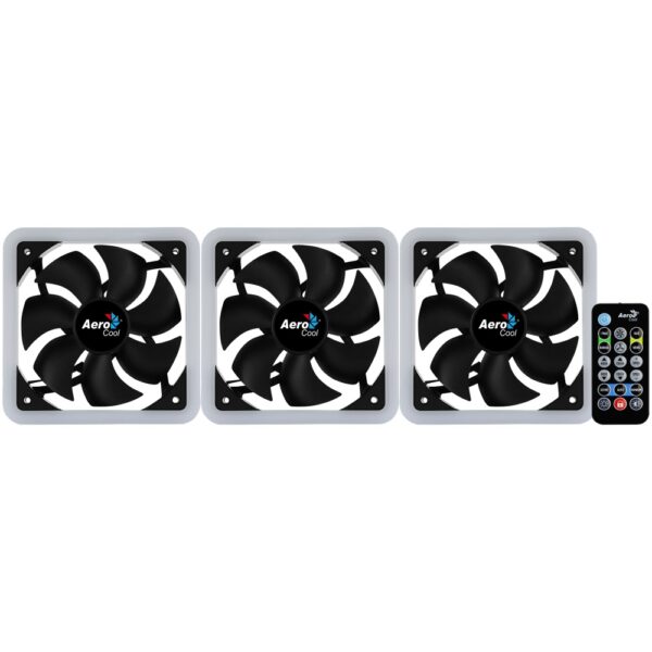 KIT 3 VENTILADOR AEROCOOL 14CM EDGE 14 PRO ARGB - Imagen 5