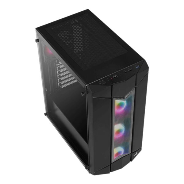 GAB AEROCOOL SENTINEL NEGRO ARGB, ATX - Imagen 3