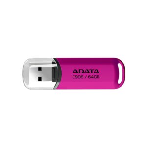MEMORIA USB ADATA 64GB 2.0 C906 ROSA AC906 64G RPP