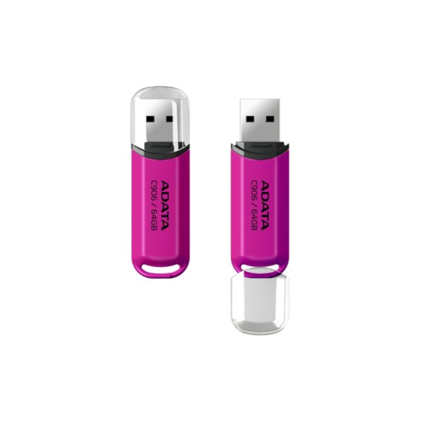 MEMORIA USB ADATA 64GB 2.0 C906 ROSA AC906 64G RPP - Imagen 2