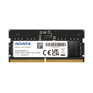 MEMORIA RAM ADATA SODIMM DDR5 4800MHZ 8G AD5S48008G S