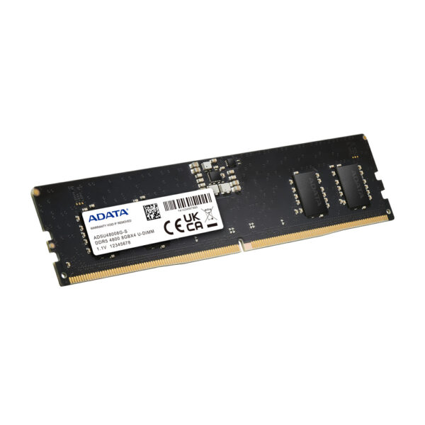 MEMORIA RAM UDIMM ADATA PREMIER 8GB DDR5 4800MHZ AD5U48008G S - Imagen 2