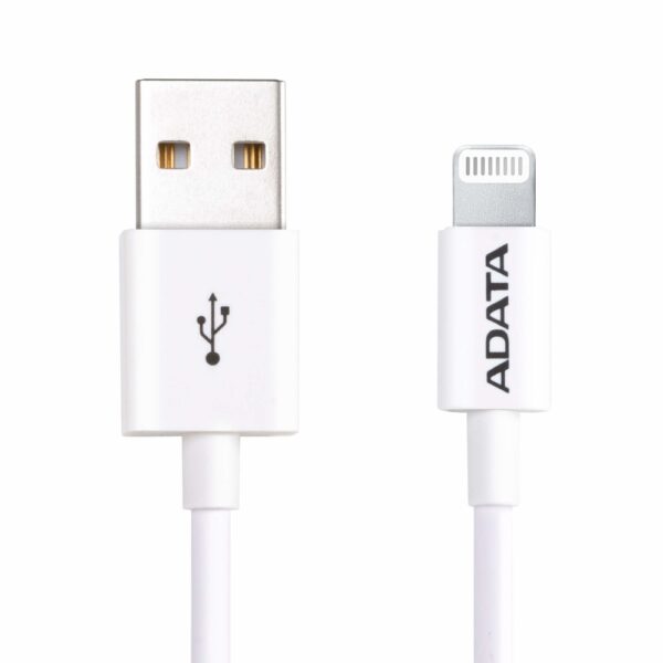 CABLE ADATA APPLE LIGHTING USB2.0 A 100CM COLOR BLANCO AMFIPL 1M CWH