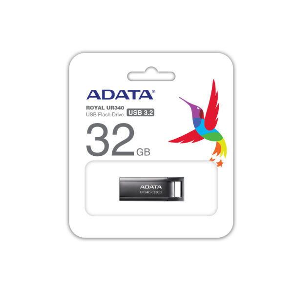MEMORIA USB ADATA UR340 3.2 NEGRA AROY UR340 32GBK - Imagen 4