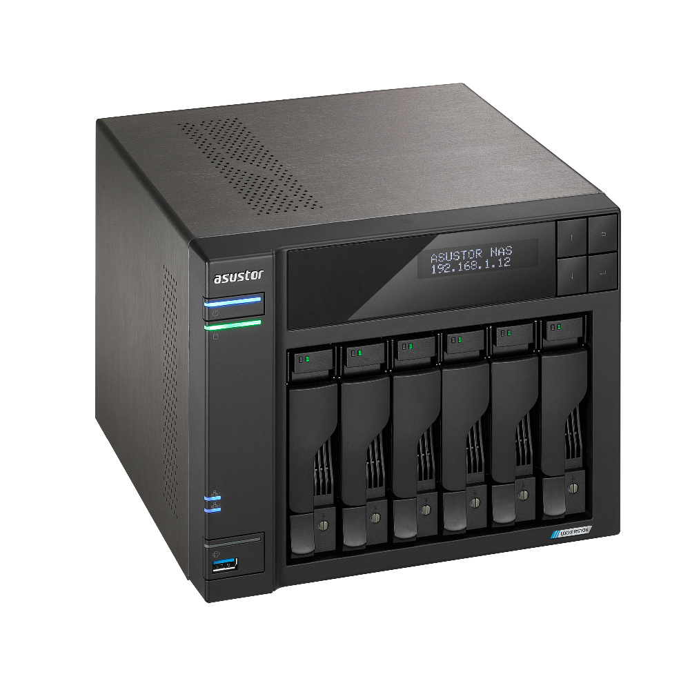 NAS ASUSTOR LOCKERSTOR 6 GEN2 (AS6706T), CPU CELERON N5105, 8GB, 4 RANURAS M.2, 6 BAHIAS 3.5"/2.5" S - Imagen 3