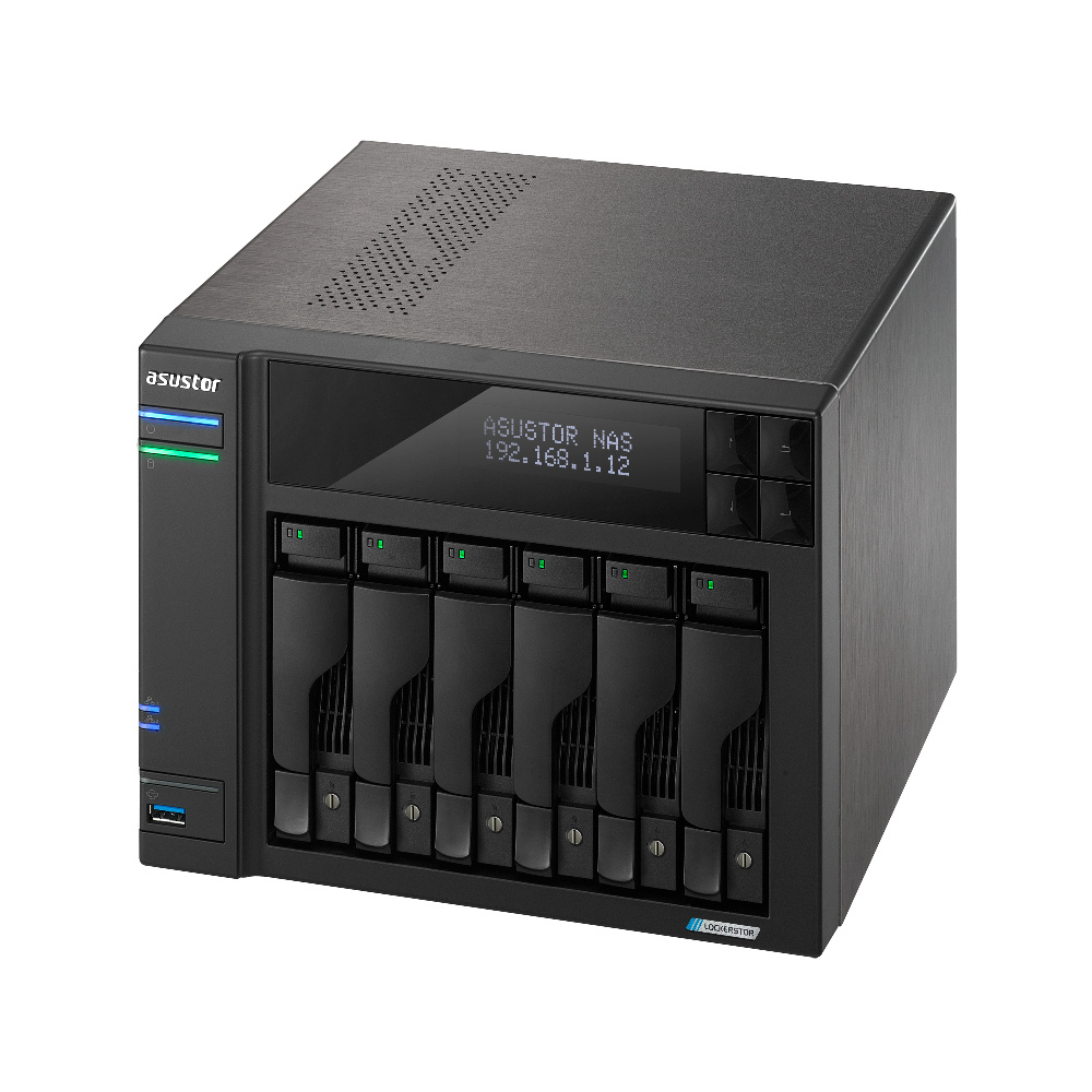NAS ASUSTOR LOCKERSTOR 6 GEN2 (AS6706T), CPU CELERON N5105, 8GB, 4 RANURAS M.2, 6 BAHIAS 3.5"/2.5" S - Imagen 4