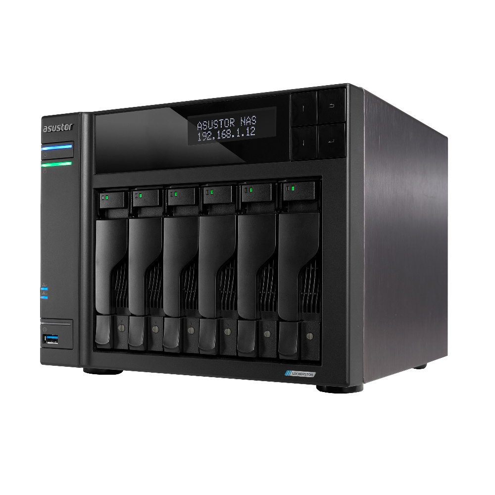 NAS ASUSTOR LOCKERSTOR 6 GEN2 (AS6706T), CPU CELERON N5105, 8GB, 4 RANURAS M.2, 6 BAHIAS 3.5"/2.5" S - Imagen 5
