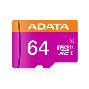 MEMORIA MICRO SD ADATA 64GB CLASE 10 CON ADAPTADOR AUSDX64GUICL10 RA1