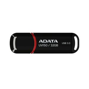 MEMORIA USB ADATA UV150 32GB 3.2 CON TAPA NEGRO AUV150 32G RBK