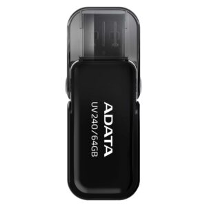 MEMORIA USB ADATA 64GB 2.0 AUV240 NEGRA AUV240 64G RBK