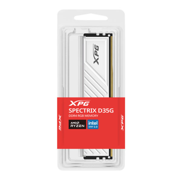 MEMORIA RAM DIMM ADATA XPG SPECTRIX D35 16GB DDR4 3200MHZ BLANCO RGB AX4U320016G16A SWHD35G - Imagen 4