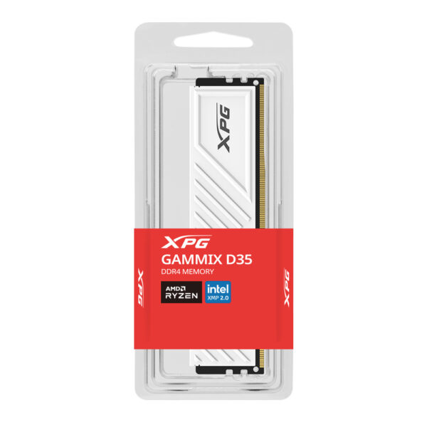 MEMORIA RAM DIMM ADATA XPG GAMMIX D35 8GB DDR4 3200MHZ BLANCO AX4U32008G16A SWHD35 - Imagen 4