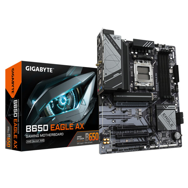 MB GIGABYTE B650 EAGLE ATX AM5 4DDR5 1DP 1HDMI 1USBC 2USB3.2 WIFI6E BT5.3 B650 EAGLE AX
