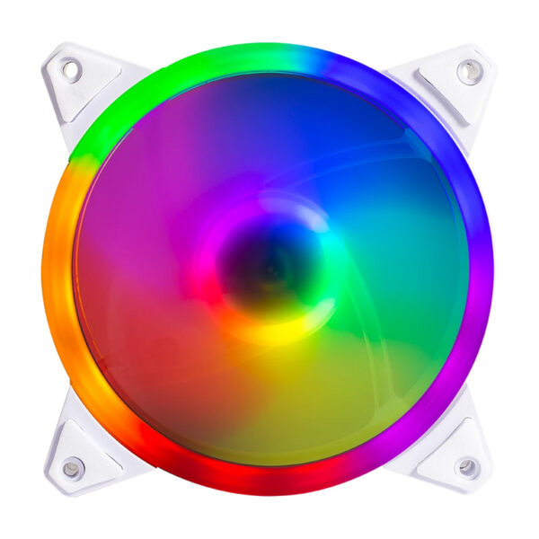VENTILADORES P/GABINETE BALAM RUSH (BR-938013) EOLOX BLAZE EX30KW,RGB,120 MM,3 FAN,BLANCO - Imagen 2