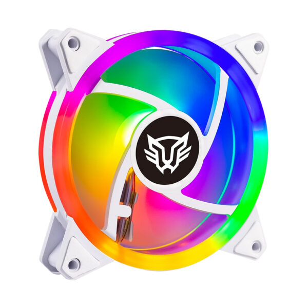 VENTILADORES P/GABINETE BALAM RUSH (BR-938013) EOLOX BLAZE EX30KW,RGB,120 MM,3 FAN,BLANCO - Imagen 3