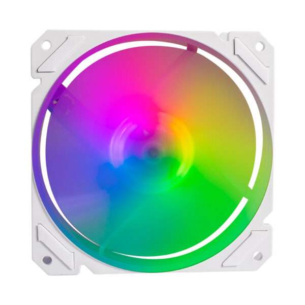 VENTILADOR P/GABINETE BALAM RUSH (BR-938051) EOLOX BLAZE EX70W,RGB,120 MM,1 FAN,BLANCO - Imagen 2