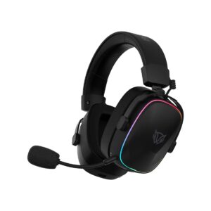 AUDIFONOS BALAM RUSH (BR-938501) AESON EXPERT HS1100, INALAMBRICOS, BLUETOOTH 5.4, SONIDO 7.1, NEGROS