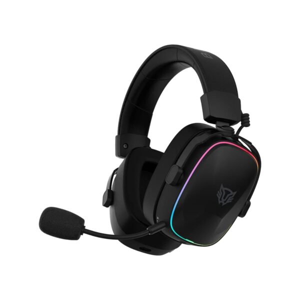 AUDIFONOS BALAM RUSH (BR-938501) AESON EXPERT HS1100, INALAMBRICOS, BLUETOOTH 5.4, SONIDO 7.1, NEGROS