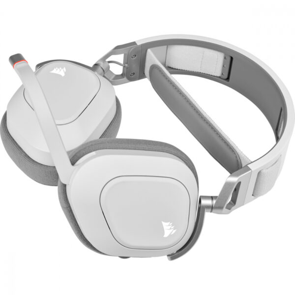 DIADEMA CORSAIR INALAMBRICO HS80 RGB BLANCO 24 BITS 48 KHZ CA 9011236 NA - Imagen 4